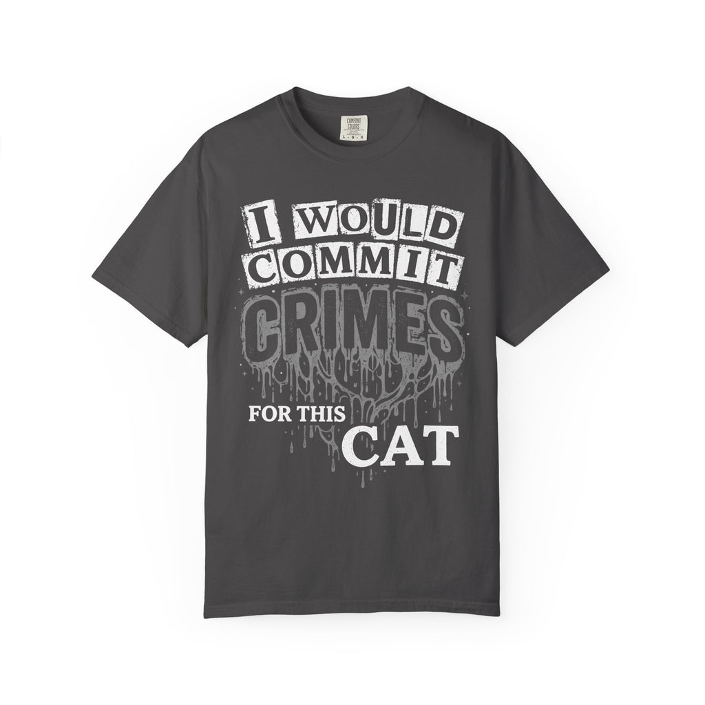 I Would Commit Crimes For This Cat Classic Tee | Gothic Pet Lover