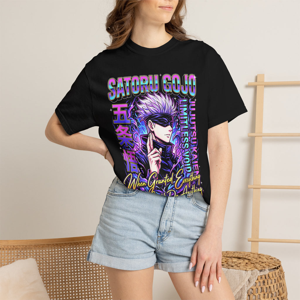 When Granted Everything Anime T-Shirt - Retro Quote Graphic Tee