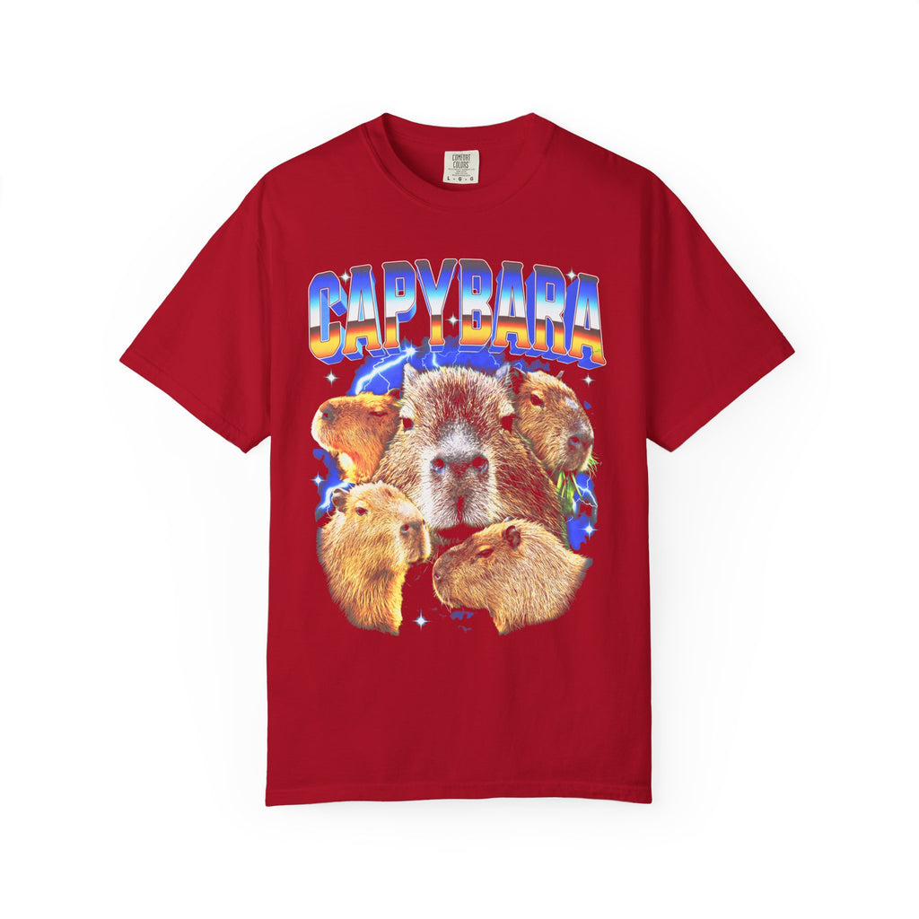 Capybara Lightning Classic Tee | 90s Retro | Animal Gift