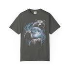 Three Grizzly Bears Classic Tee | Cosmic Full Moon Galaxy