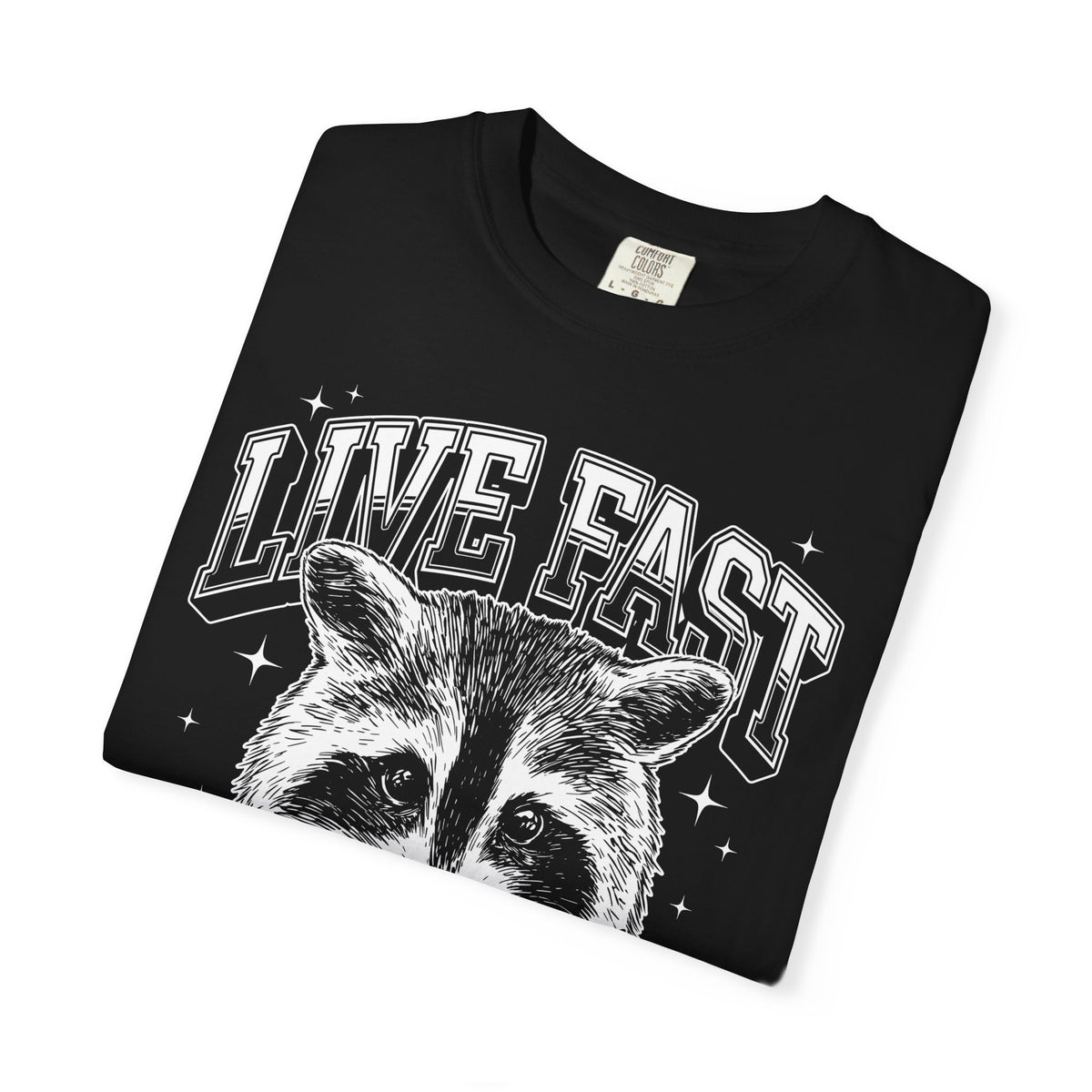 Live Fast Eat Trash Raccoon Classic Tee | Vintage | Funny Gift