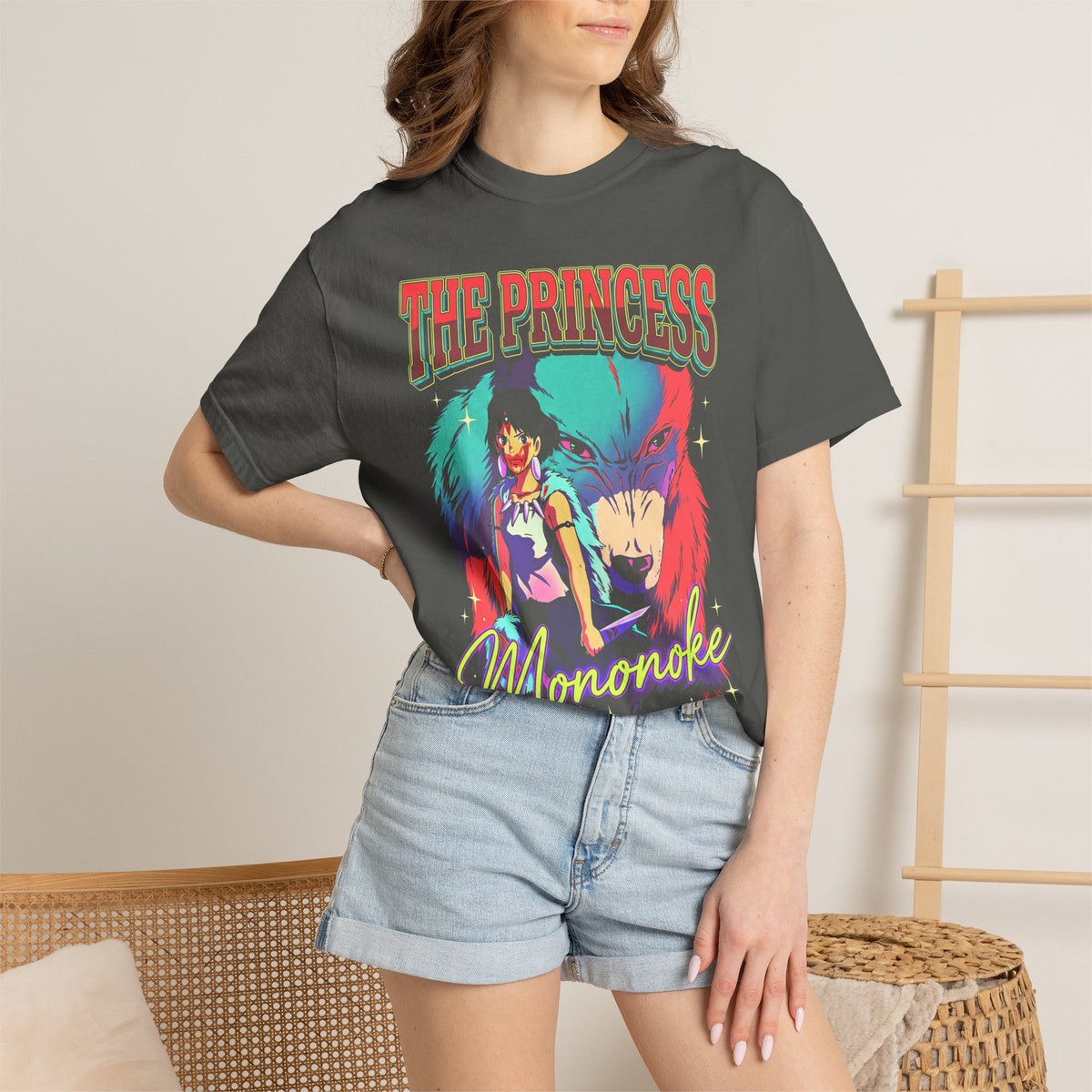 The Princess Anime Wolf Girl Classic Tee | 90s Retro Graphic