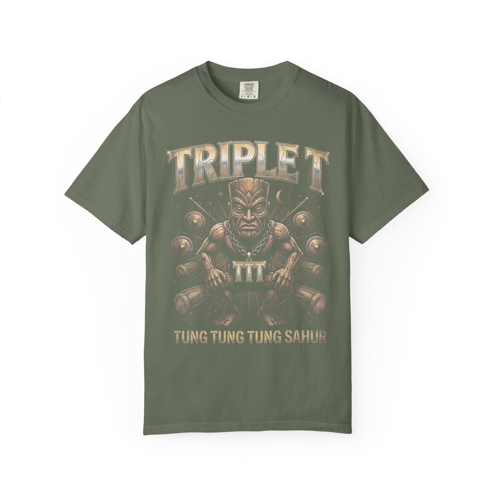 Tung Tung Tung Sahur Classic Tee | Tiki Indonesian Art