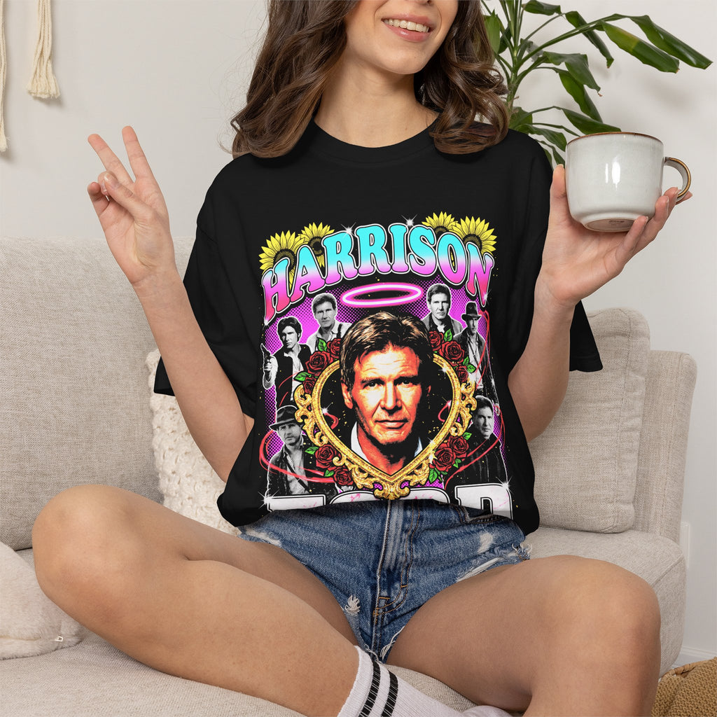 Harrison Ford Classic Tee | 90s Vintage | Movie Gift
