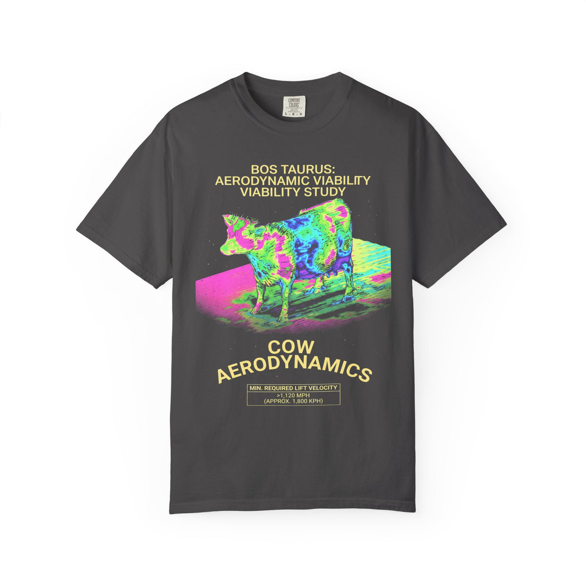 Cow Aerodynamics Study Classic Tee | Science Humor | Physics