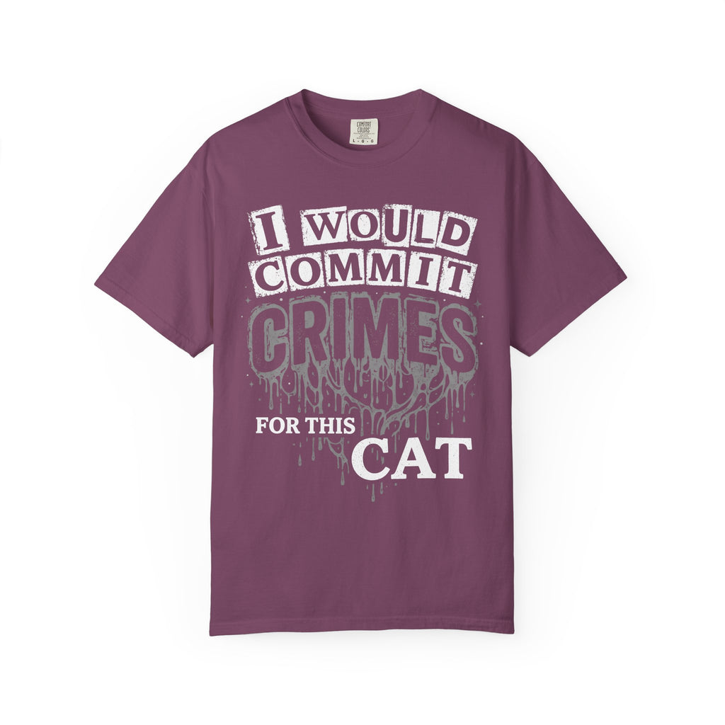 I Would Commit Crimes For This Cat Classic Tee | Gothic Pet Lover