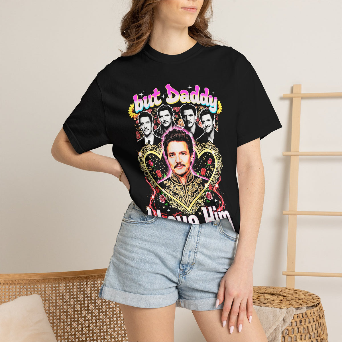 Pedro Pascal But Daddy I Love Him T-Shirt - 90s Vintage Graphic Tee