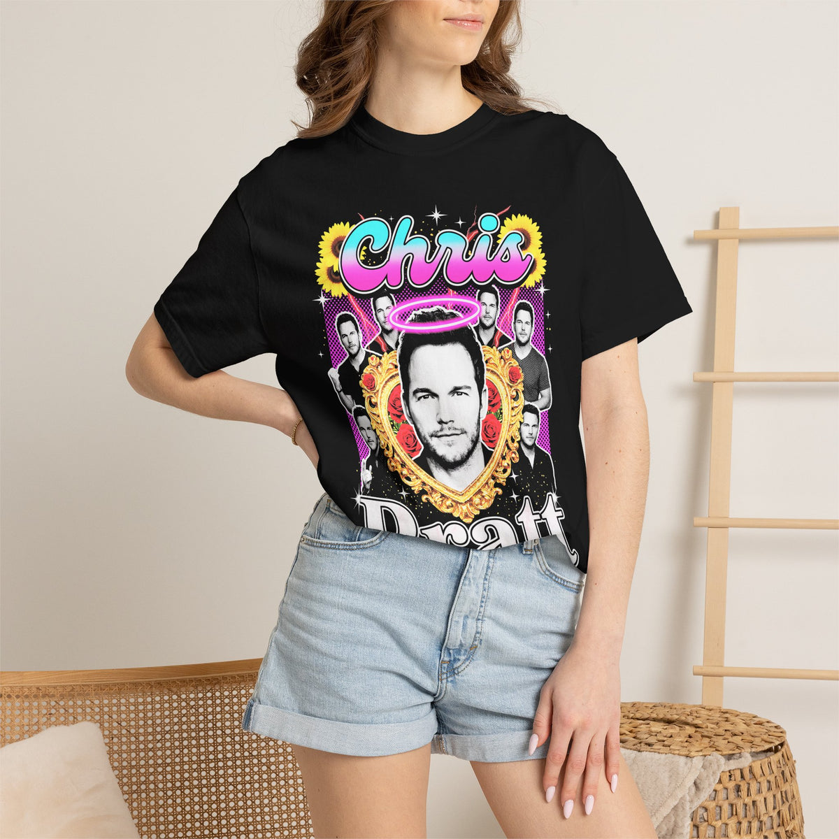 Chris Pratt T-Shirt - 90s Vintage Bootleg Graphic Tee