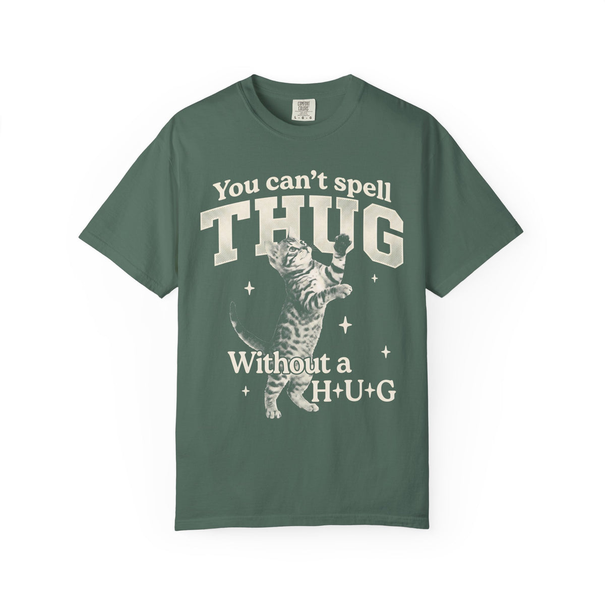 Thug Without A Hug Classic Tee | Funny Cat Meme | Pet Humor