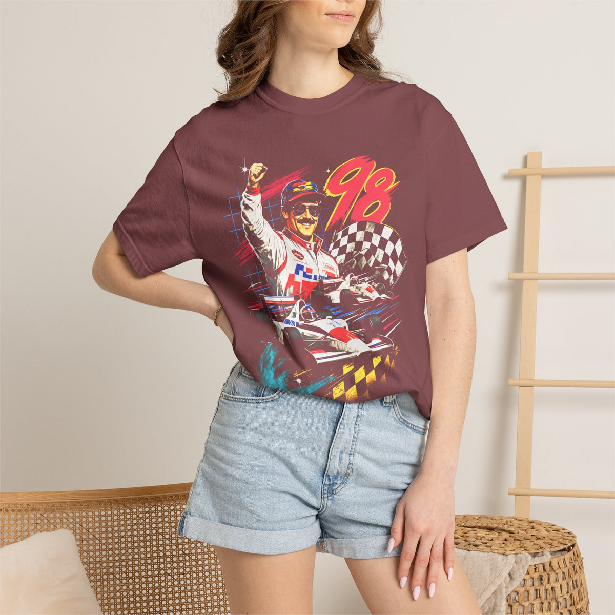 Vintage 98 Racing Driver Classic Tee | 90s Motorsport Gift