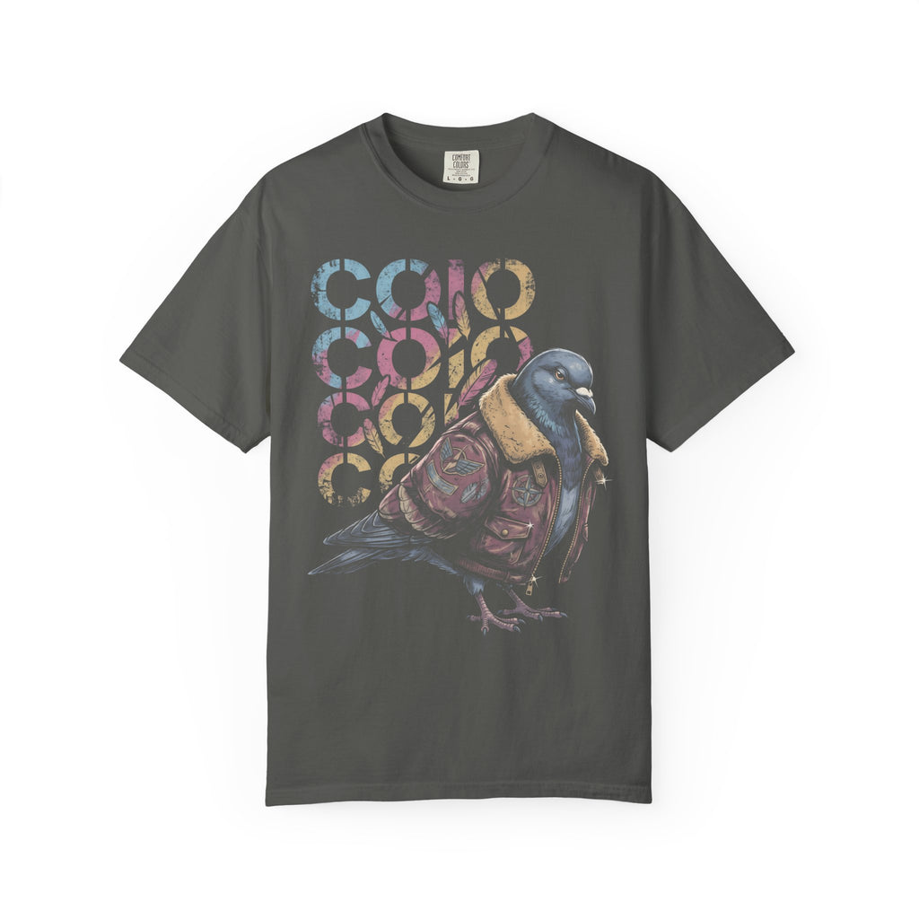 Dapper Pigeon Aviator Classic Tee | Retro Sketch | Feather Art