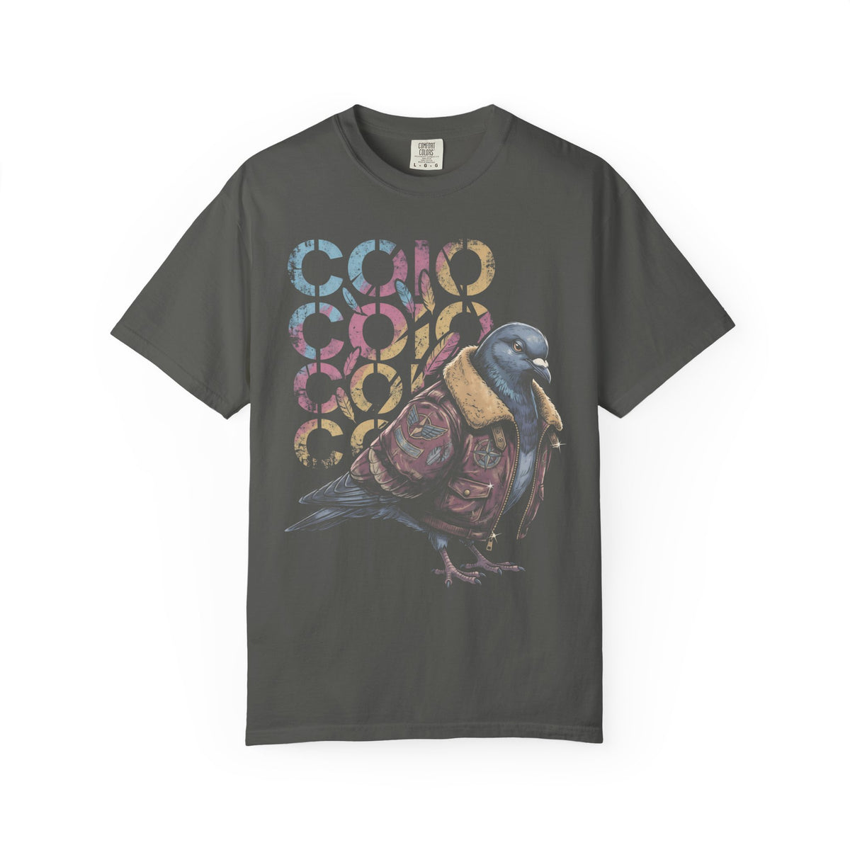 Dapper Pigeon Aviator Classic Tee | Retro Sketch | Feather Art