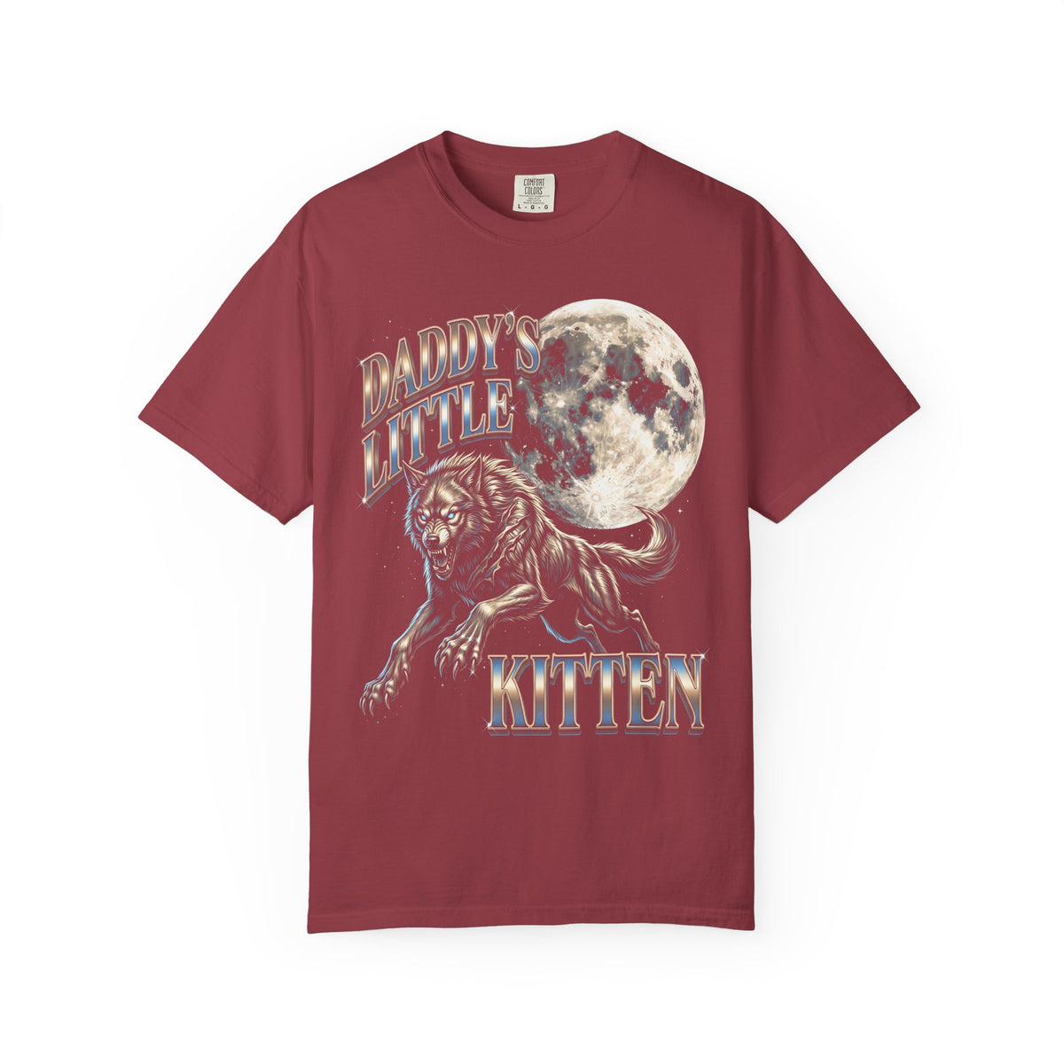 Daddys Little Kitten Classic Tee | Werewolf Moon | Fantasy Art