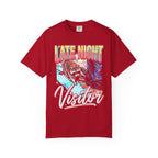 Late Night Visitor Raccoon Classic Tee | Retro Neon | Vintage