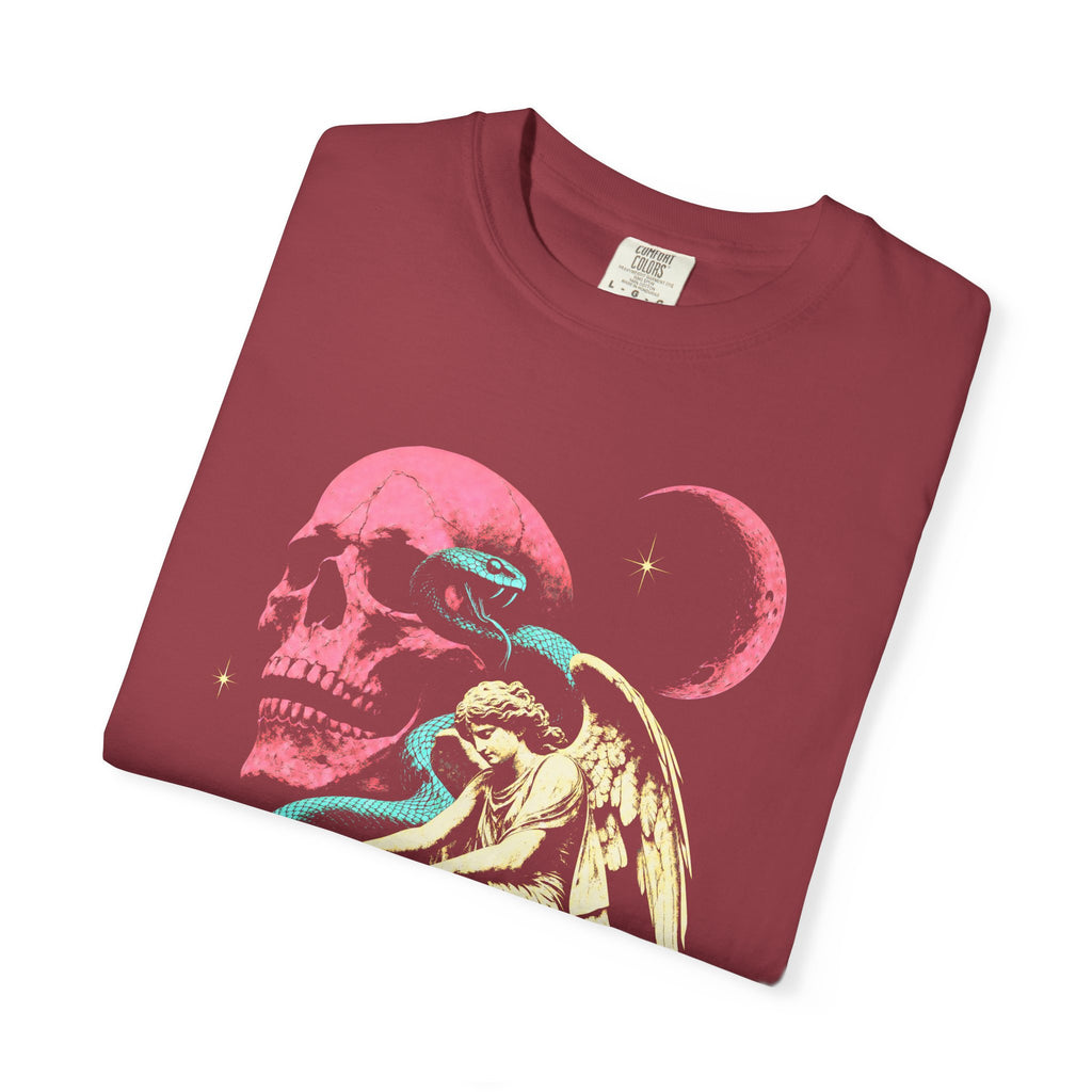 Skull Snake Angel Classic Tee | Retro Gothic | Vintage Gift