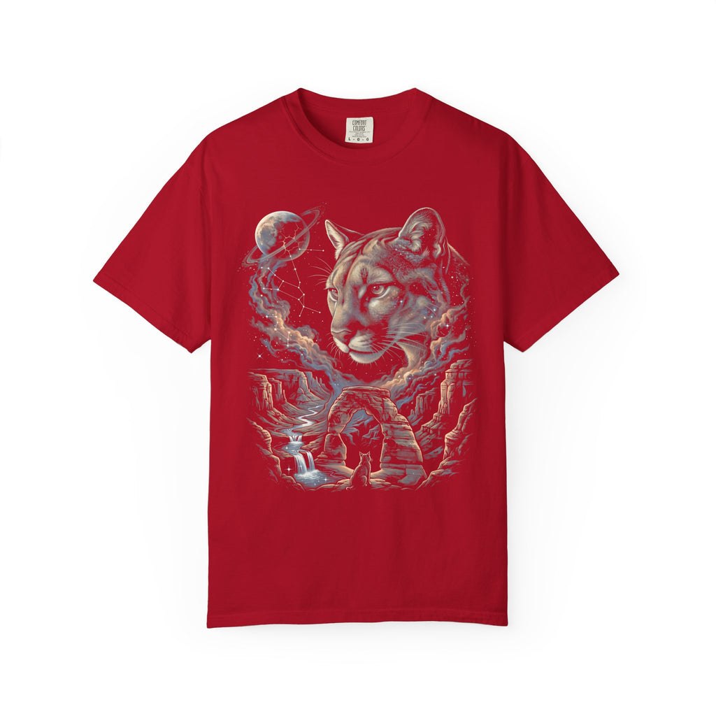 Celestial Cougar Classic Tee | Wilderness Space | Nature Stars
