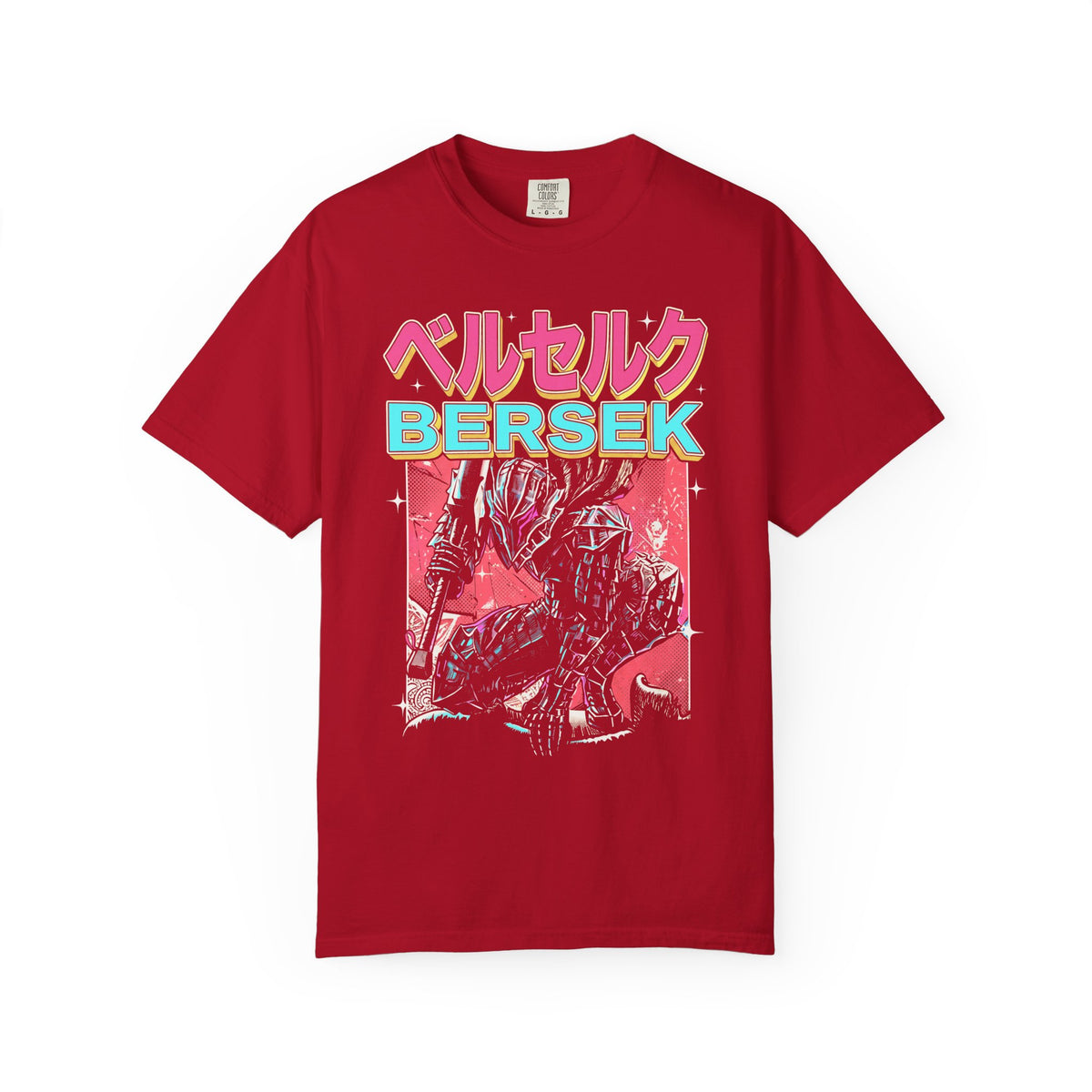 Dark Fantasy Swordsman Classic Tee | Vintage Manga | Warrior Gift