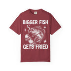 Bigger Fish Gets Fried Classic Tee | Funny Skater | Fish Meme