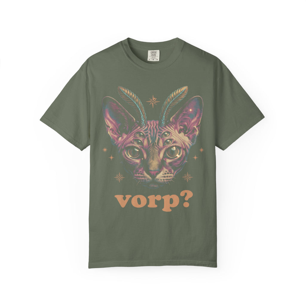 Vorp Alien Cat Classic Tee | Retro Sci-Fi | Sphynx Feline
