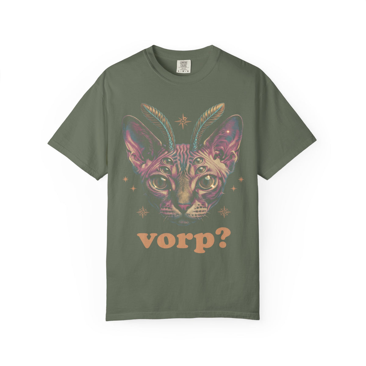 Vorp Alien Cat Classic Tee | Retro Sci-Fi | Sphynx Feline
