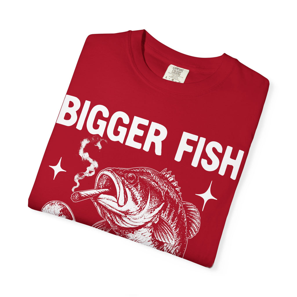 Bigger Fish Gets Fried Classic Tee | Funny Skater | Fish Meme