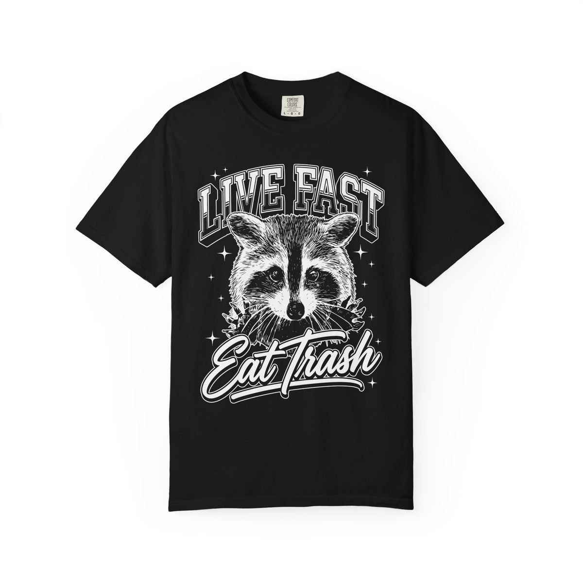Live Fast Eat Trash Raccoon Classic Tee | Vintage | Funny Gift