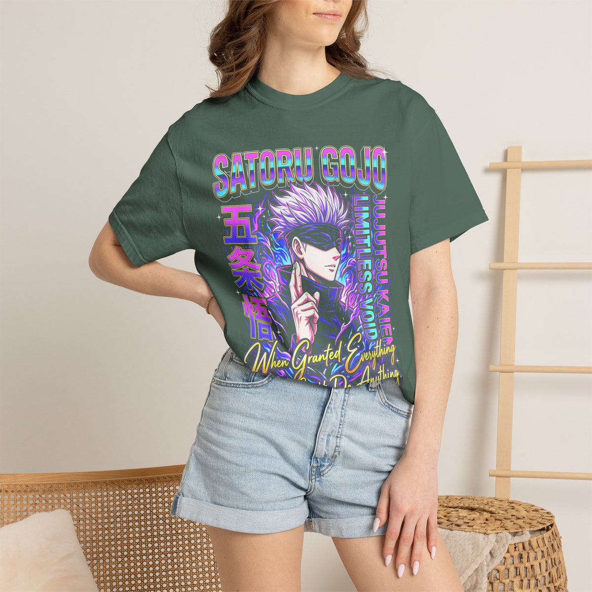 When Granted Everything Classic Tee | Anime Quote Gift