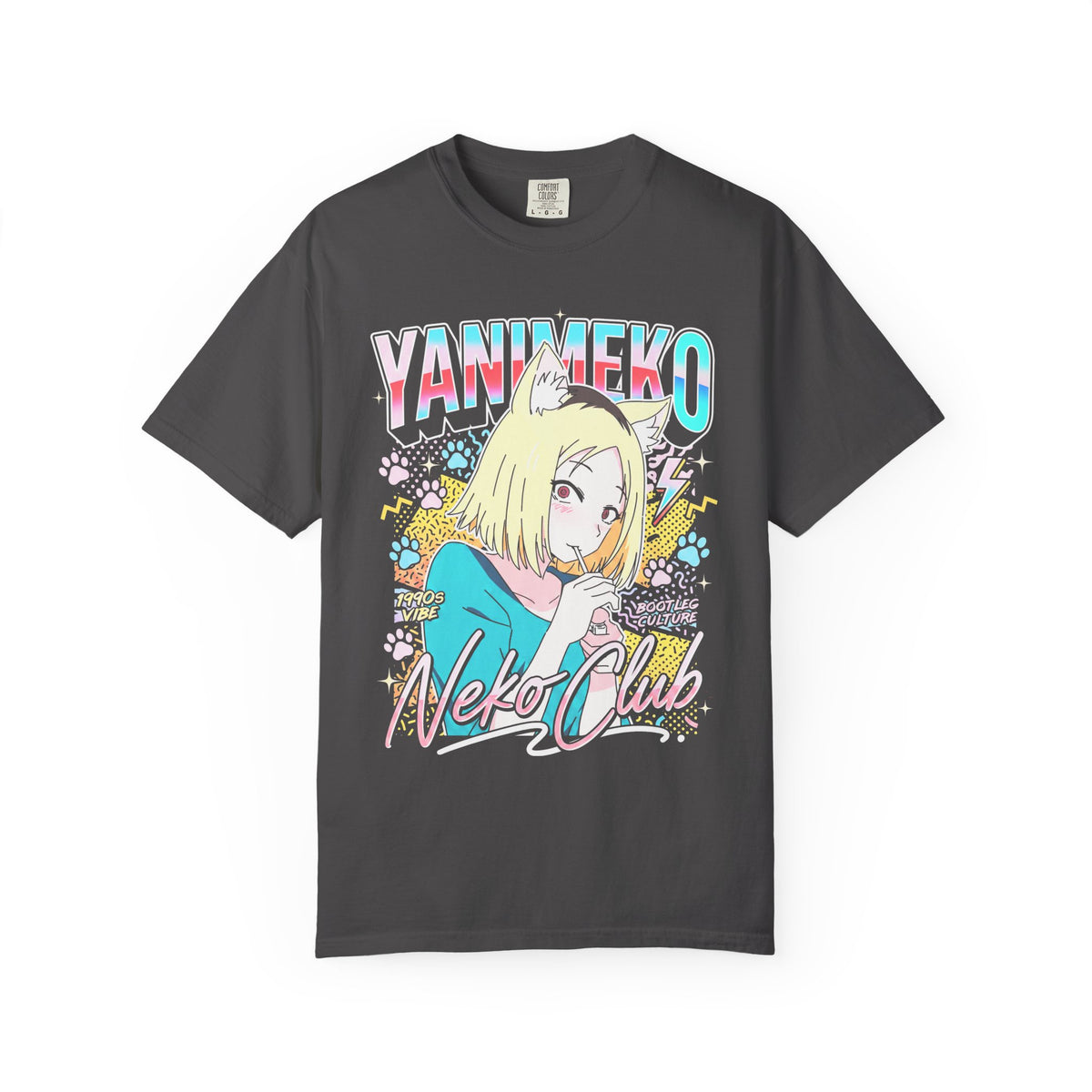 Neko Club Anime Girl Classic Tee | 1990s Vibe | Retro Gift