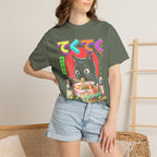 Cute Black Cat Ramen Classic Tee | Japanese Food | Retro Gift