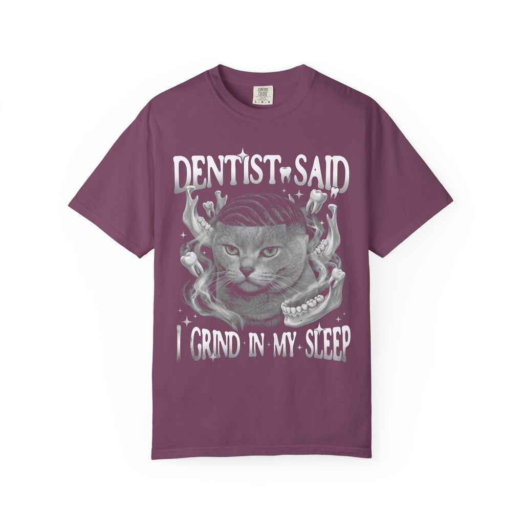 I Grind In My Sleep Cat Classic Tee | Dentist Meme | Funny Waves