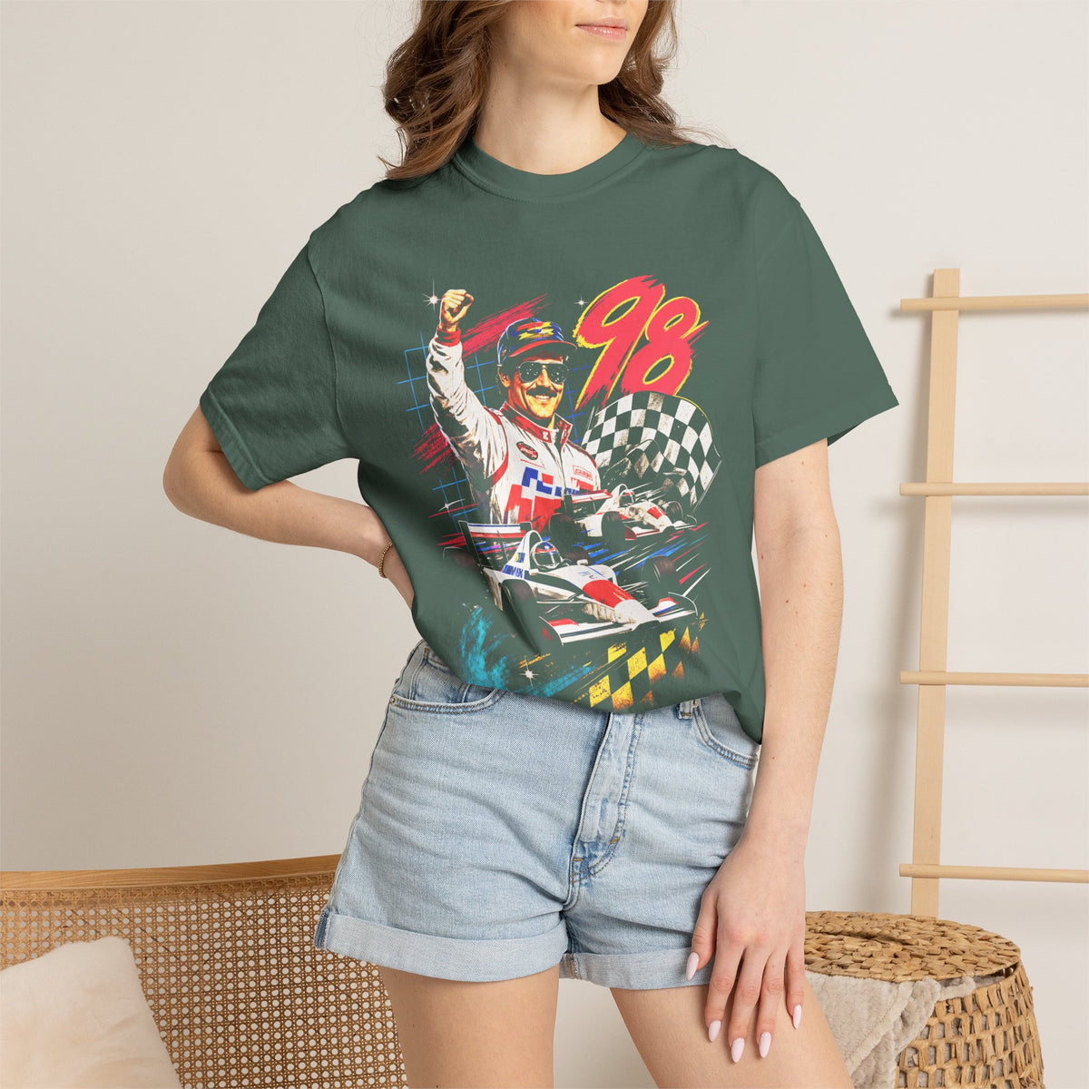 Vintage 98 Racing Driver Classic Tee | 90s Motorsport Gift
