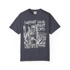 Support Local Street Cats Classic Tee | Smoking Cat Art