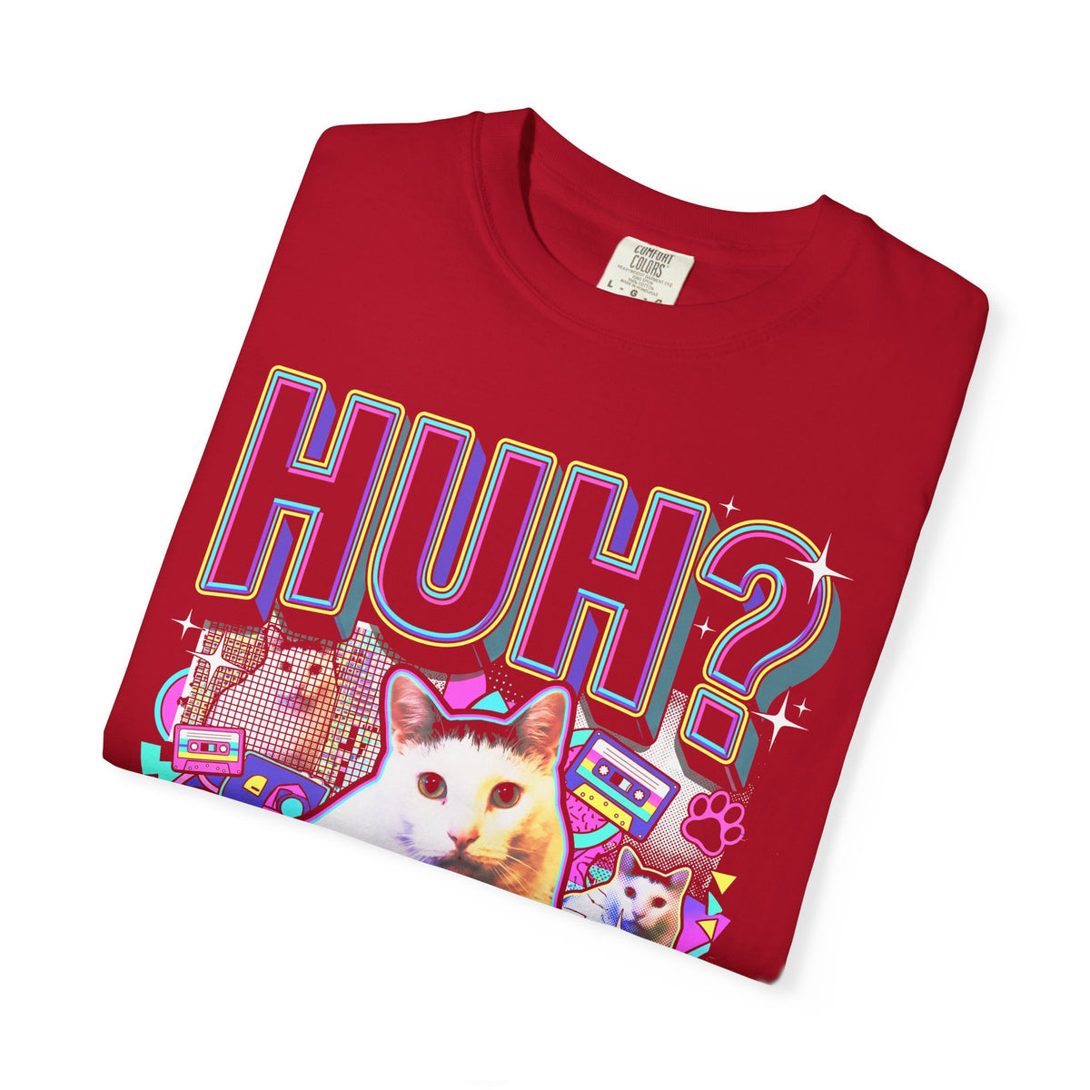 Huhg Meme Cat Collage Classic Tee | 90s Vaporwave | Retro
