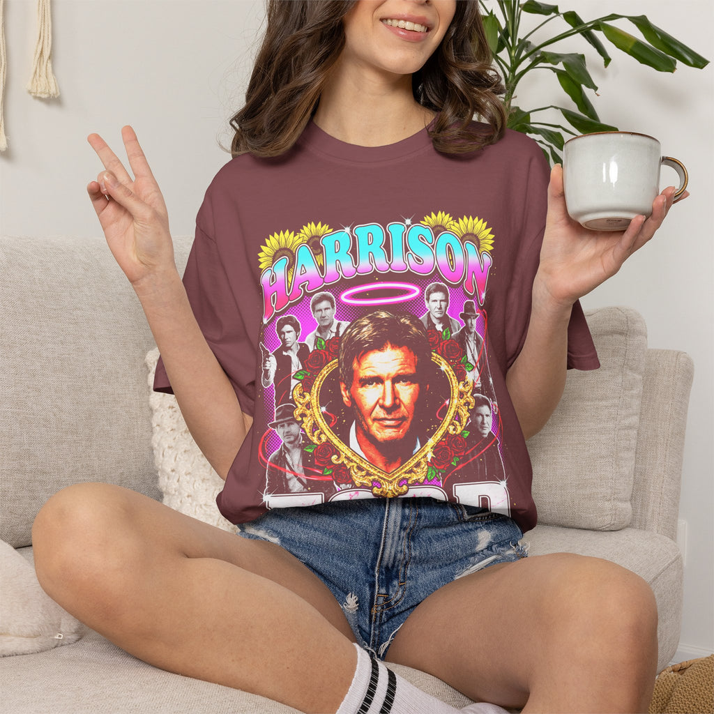 Harrison Ford Classic Tee | 90s Vintage | Movie Gift