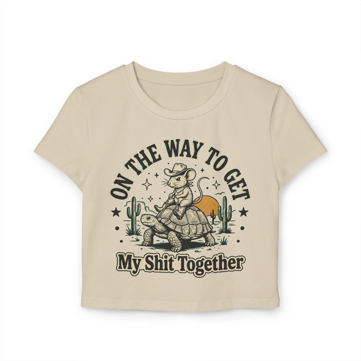 On The Way To Get My Shit Together Women's Baby Tee
