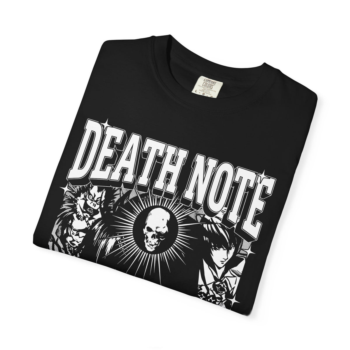 Gothic Skull Manga Detective Classic Tee | Dark Anime Gift
