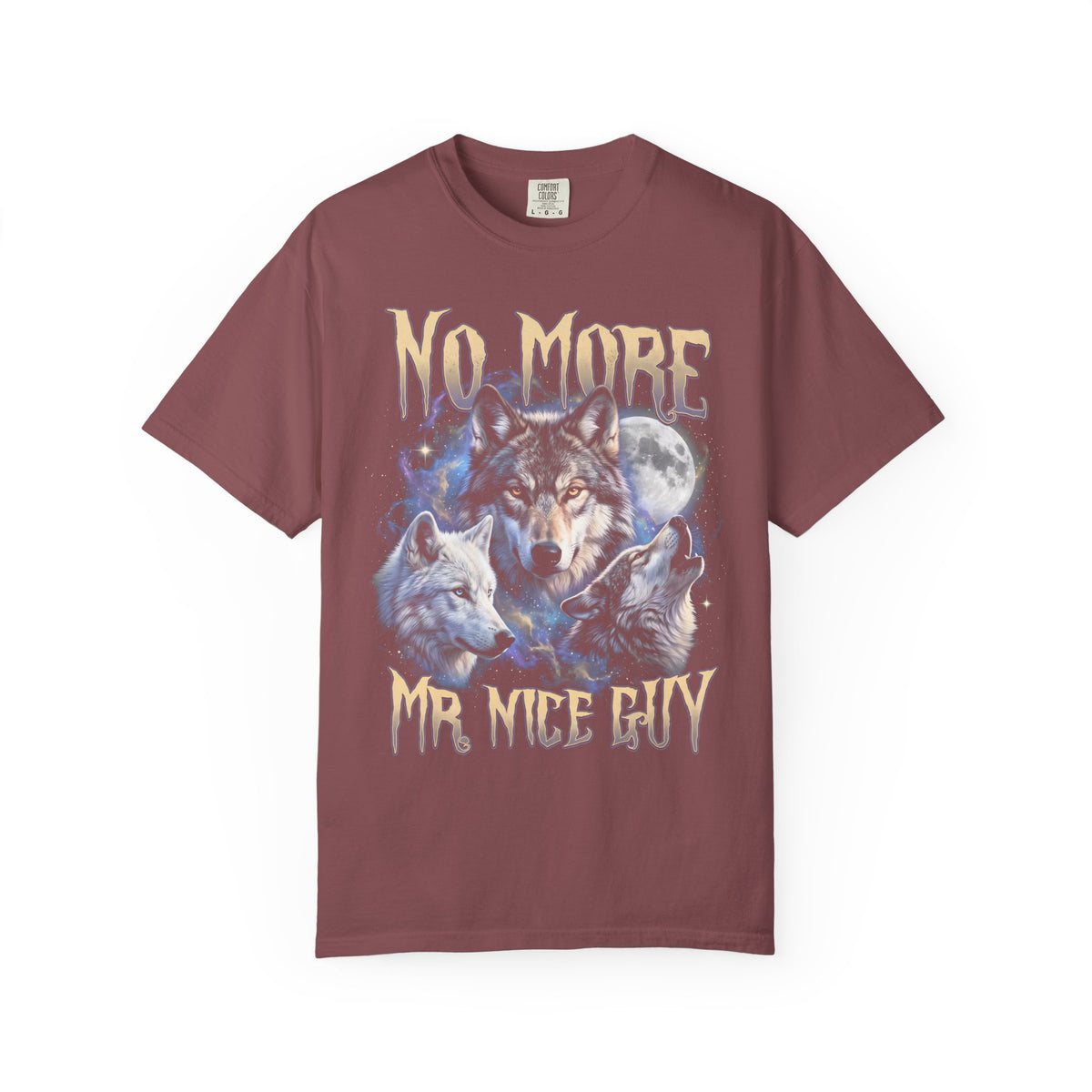 NO MORE MR. NICE GUY Classic Tee | Wolves | Cosmic Space