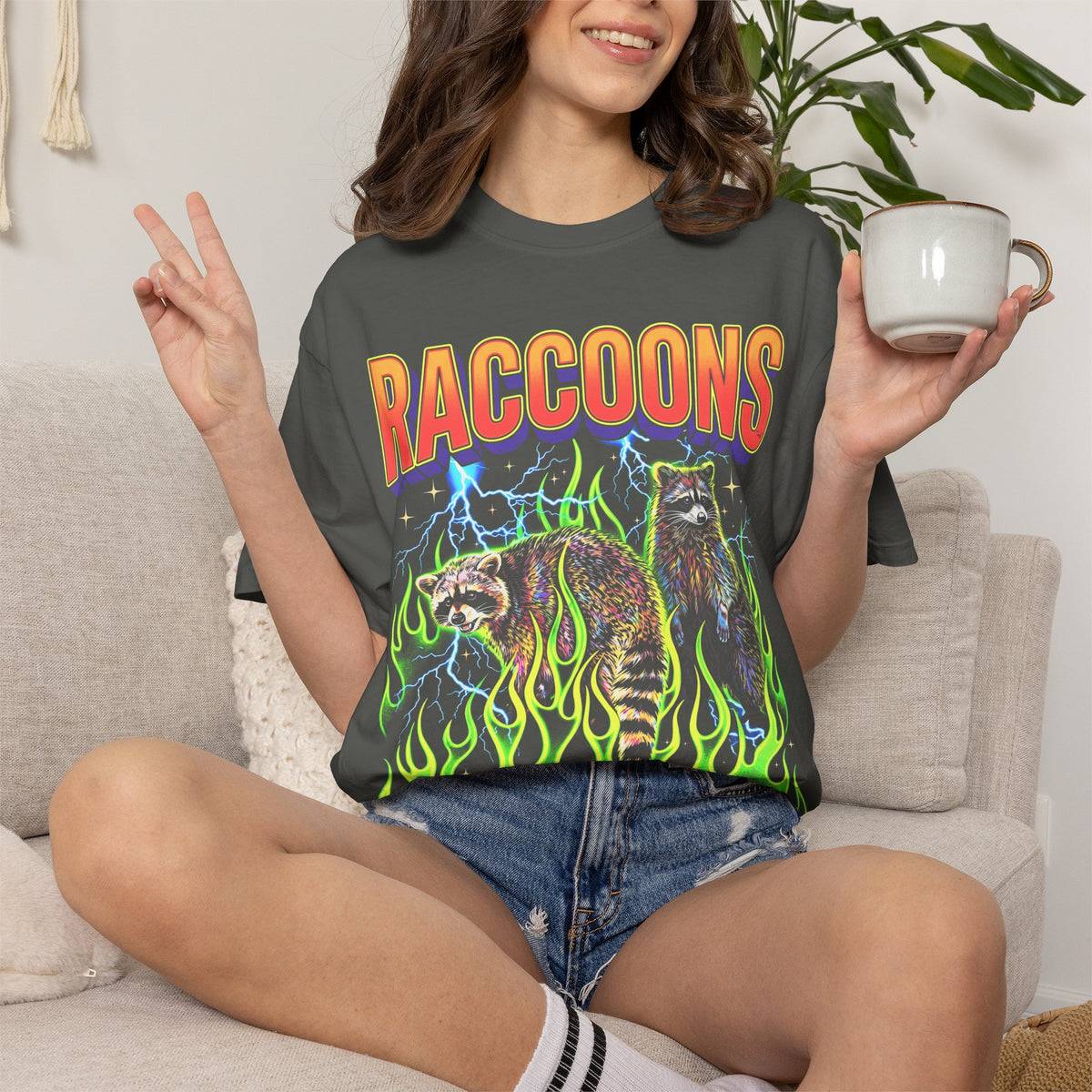 Retro Trash Panda Raccoons Classic Tee | 90s Vintage Gift