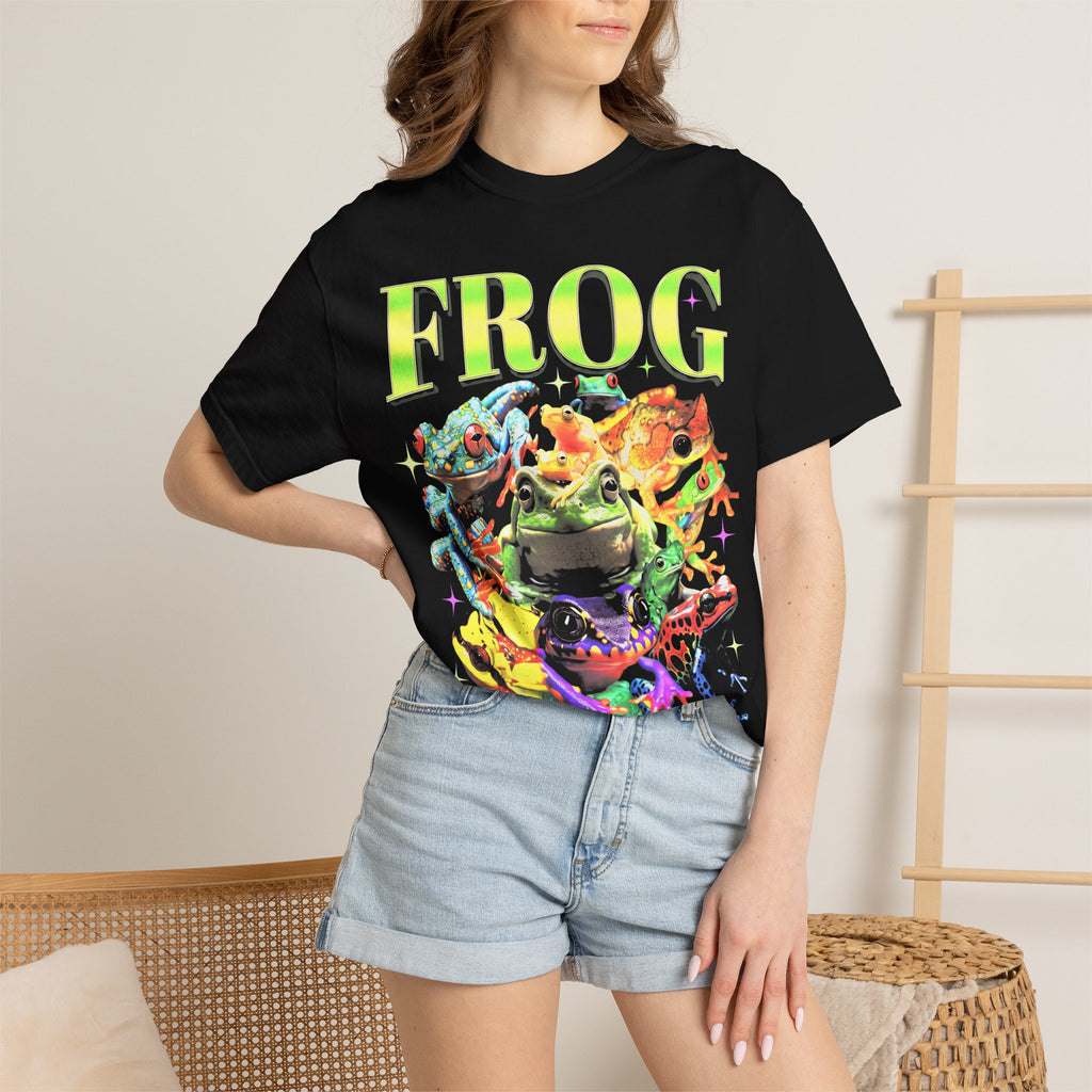 Vintage Frog T-Shirt - 90s Faded Nature Graphic Tee