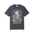 All Plants Are Edible Classic Tee | Vintage Skull | Botany Gift