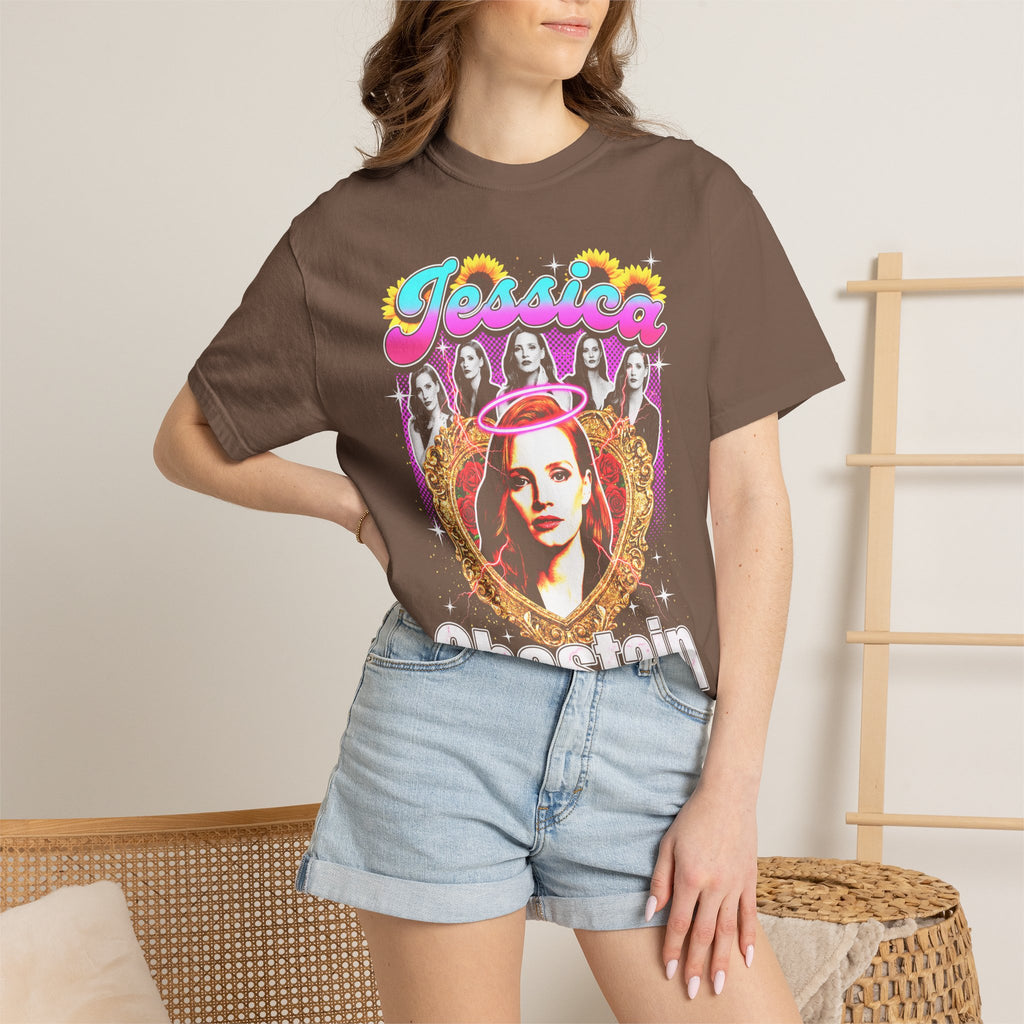 Jessica Chastain Classic Tee | 90s Graphic | Bootleg Style
