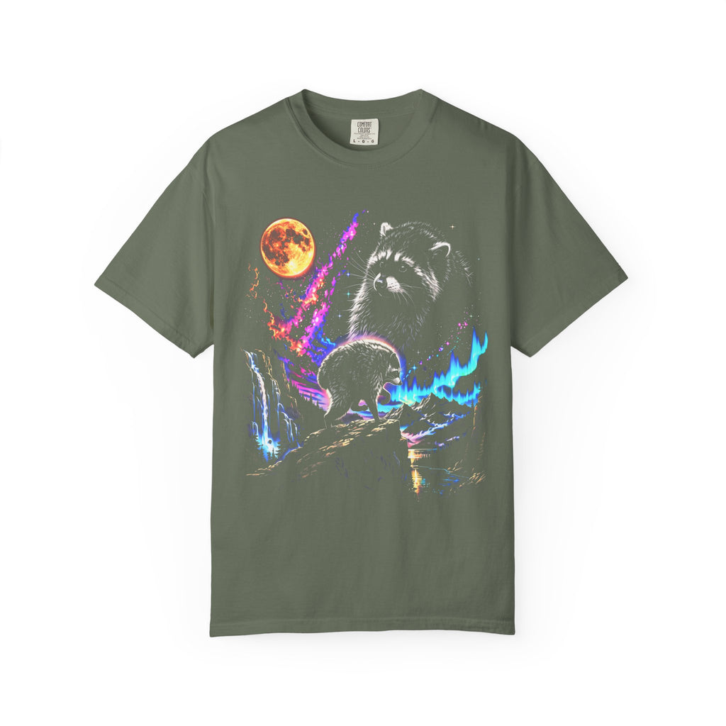 Raccoon Galaxy Classic Tee | 90s Vintage | Space Gift