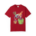 Alien Cat UFO Classic Tee | Mystery Space Art | Bowler Hat