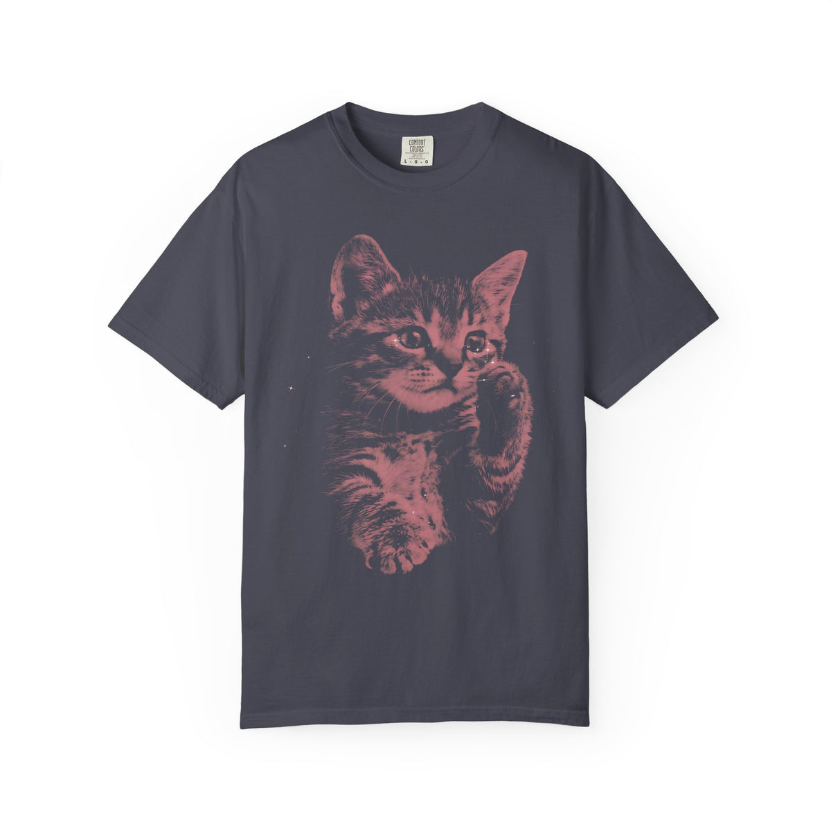 Cosmic Red Kitten Classic Tee | Galaxy Feline | Starry Sparkles