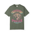 Certified Freak Cat Classic Tee | Funny Blep Mlem | Retro Art
