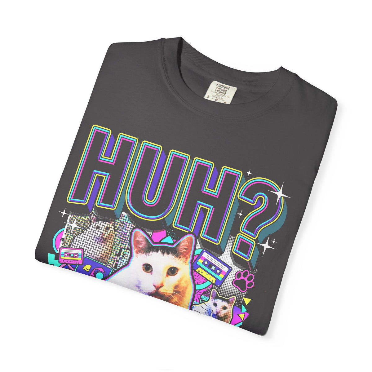 Huhg Meme Cat Collage Classic Tee | 90s Vaporwave | Retro