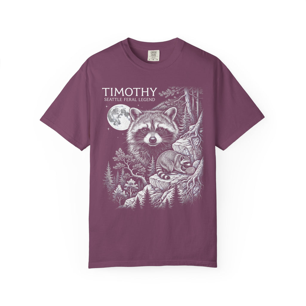 Timothy Seattle Feral Legend Classic Tee | Raccoon Art