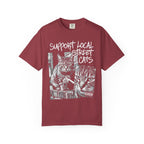 Support Local Street Cats Classic Tee | Smoking Cat Art