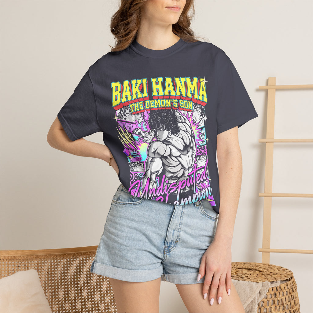 Demons Son Champion Classic Tee | Anime Fighter | Manga Gift