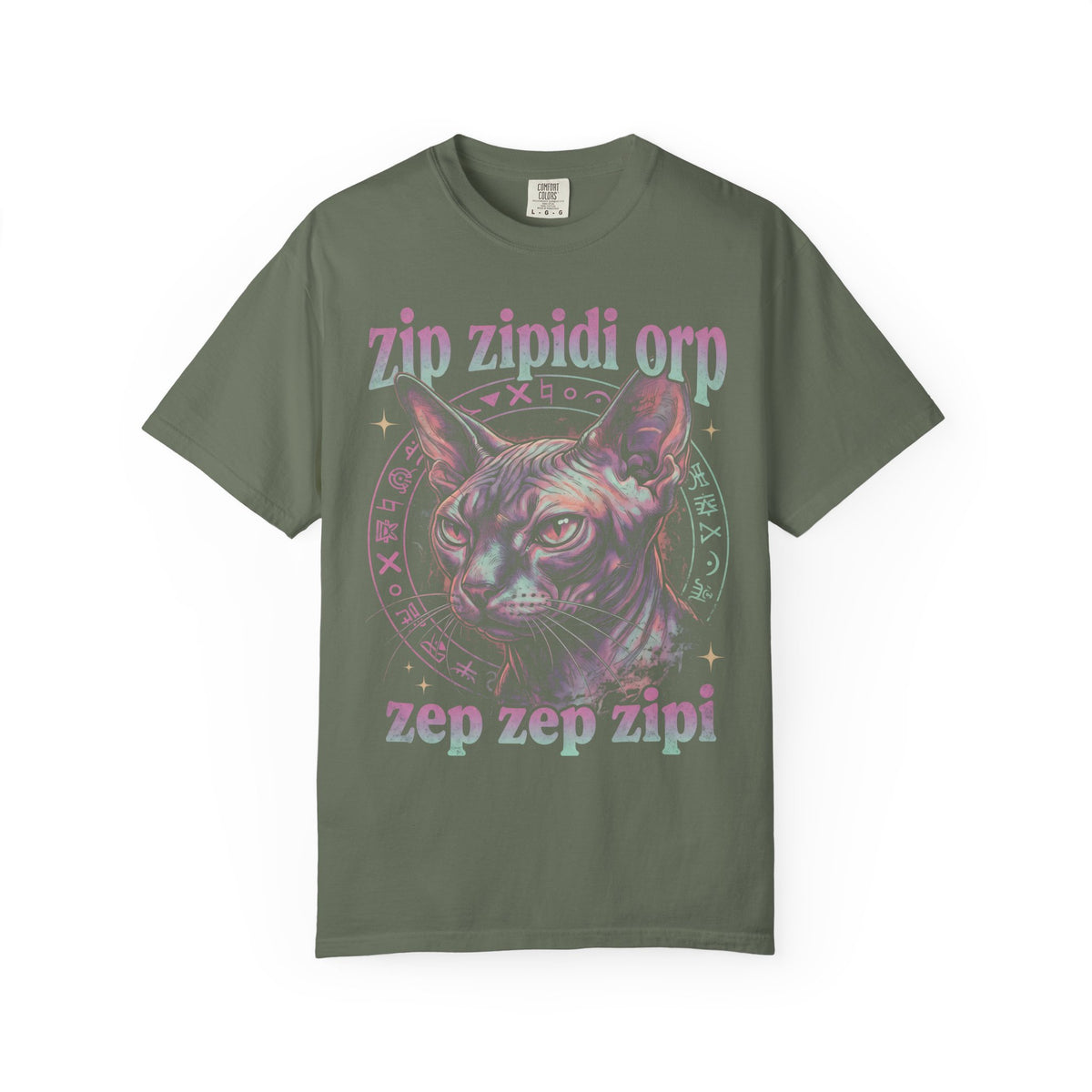Sphynx Alien Cat Classic Tee | Cosmic Esoteric | Vintage